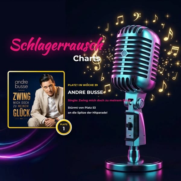 Schlagerrausch Charts: Andre Busse vollbringt Sensation in Woche 39!