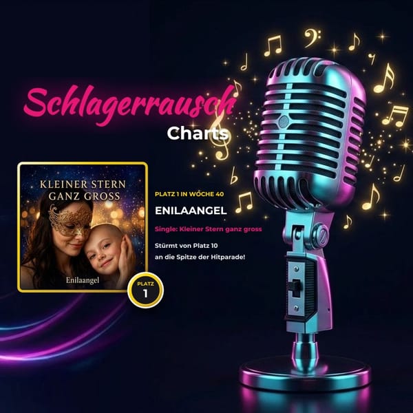 Schlagerrausch Charts: Enilaangel stürmt in Woche 40 an die Spitze!