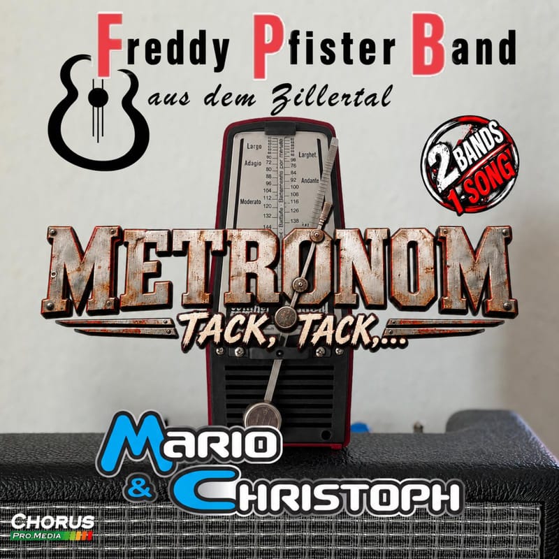 Freddy Pfister Band und Mario & Christoph: „Metronom“ – Ein tiefgründiger Hymnus auf die kostbare Zeit und das Geschenk des Lebens